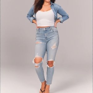 Abercrombie high rise super skinny ankle